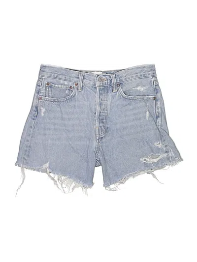 Pre-owned Agolde Denim Shorts In Blue