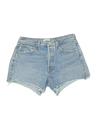 Pre-owned Agolde Denim Shorts In Blue