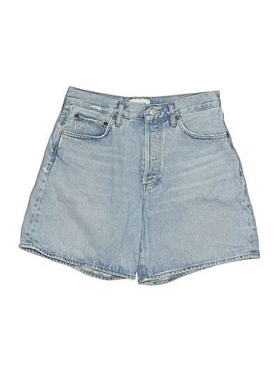 Pre-owned Agolde Denim Shorts In Blue