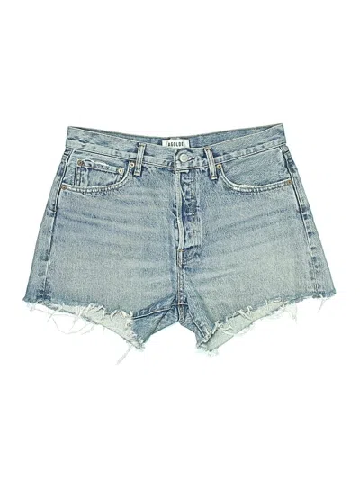 Pre-owned Agolde Denim Shorts In Blue