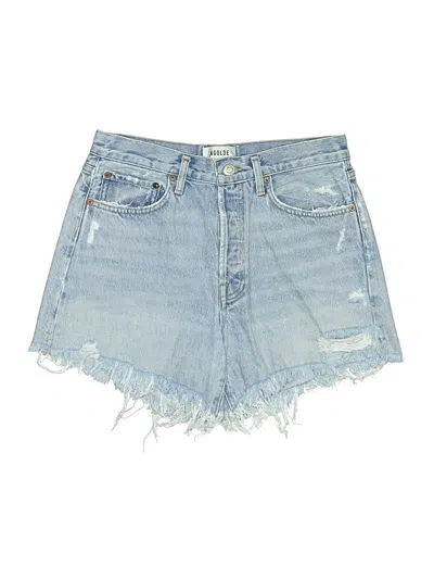 Pre-owned Agolde Denim Shorts In Blue