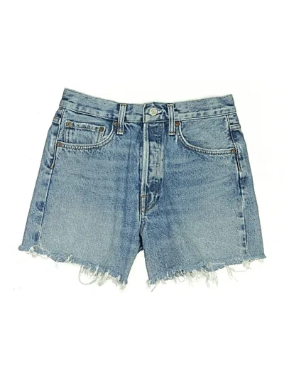 Pre-owned Agolde Denim Shorts In Blue