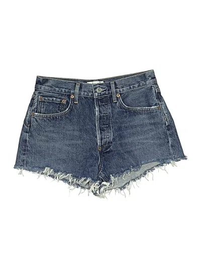 Pre-owned Agolde Denim Shorts In Blue