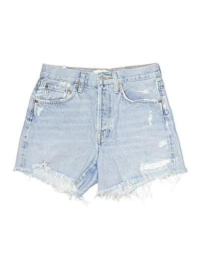 Pre-owned Agolde Denim Shorts In Blue