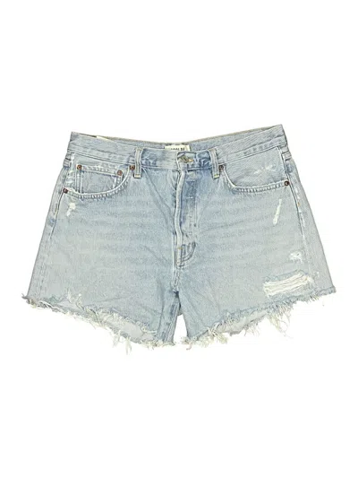 Pre-owned Agolde Denim Shorts In Blue
