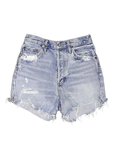Pre-owned Agolde Denim Shorts In Blue