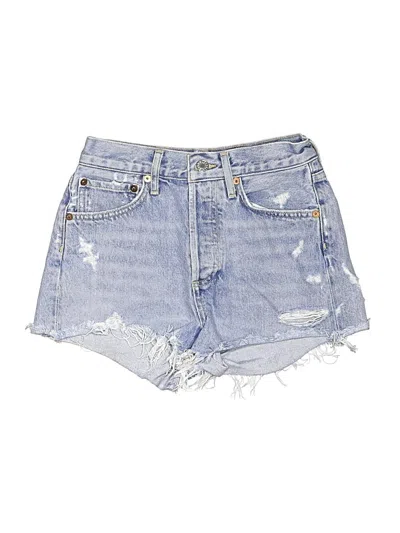Pre-owned Agolde Denim Shorts In Blue