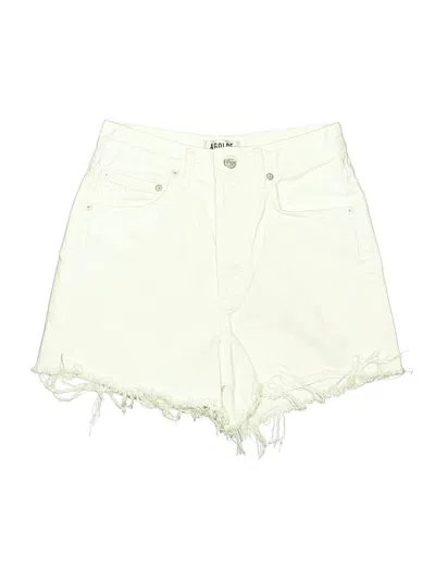Pre-owned Agolde Denim Shorts In White