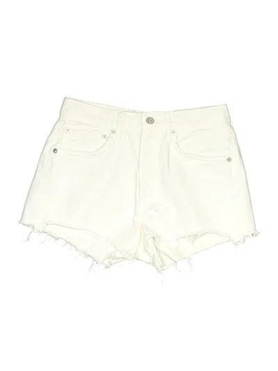Pre-owned Agolde Denim Shorts In White