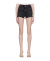 Agolde Denim Shorts With Belt Loops