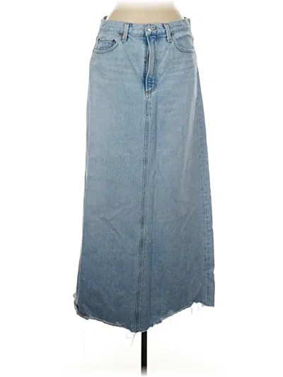 Pre-owned Agolde Denim Skirt In Blue