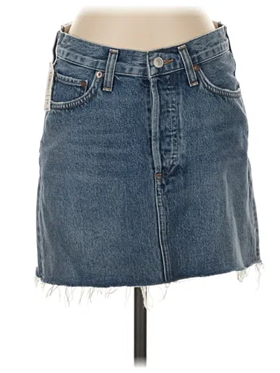 Agolde Denim Skirt In Blue