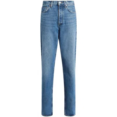 Agolde Denim Straight-leg Jeans In Blue