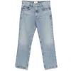 Agolde Wide-leg High-waisted Cotton Jeans