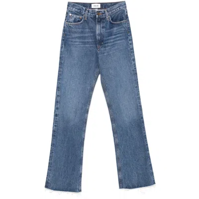 Agolde Denim Straight-leg Jeans In Blue