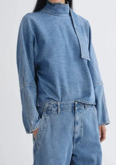 Agolde Kembra Denim Top In Blue