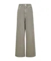 Agolde Denim Trousers With Belt Loops