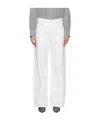Agolde Denim Trousers With Belt Loops