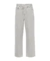 Agolde Denim Trousers With Belt Loops