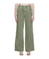 Agolde Denim Trousers With Belt Loops