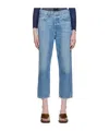 Agolde Denim Trousers With Belt Loops