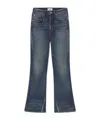 Agolde Denim Trousers With Belt Loops In Blue
