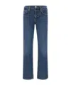 Agolde Denim Trousers With Belt Loops In Blue