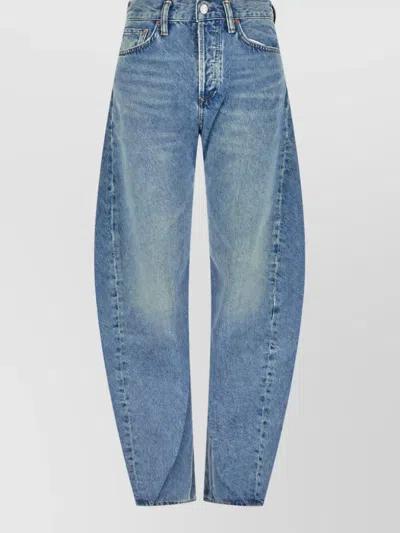 Agolde Denim Wide-leg Jeans In Blue