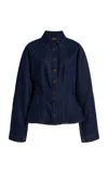 Agolde Devon Denim Shirt In Blue