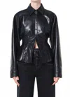 Agolde Devon Long Sleeved Shirt In Black