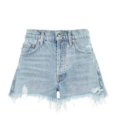 AGOLDE DISTRESSED PARKER SHORTS