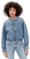 Agolde Nile Jacket In Blue