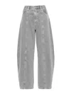 Agolde 'doll' Wide Leg Jeans In Grey