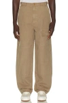 Agolde Khaki Donohue Cargo Pants In Green