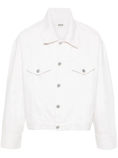 Agolde Dorian Denim Jacket In Weiss