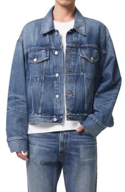 Agolde Dorian Denim Trucker Jacket In Illuminate