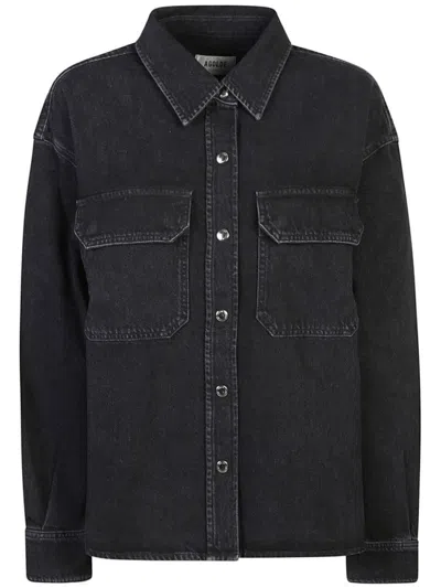 Agolde Wayne Denim Jacket In Black