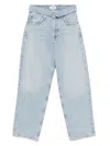 Agolde High Waist Frayed Hem Jeans