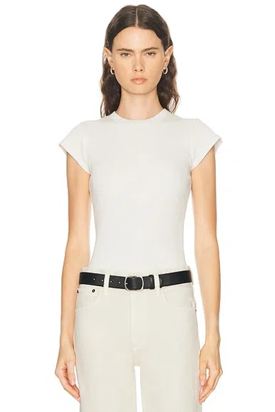 Agolde Edison Tee Shirt In Brown