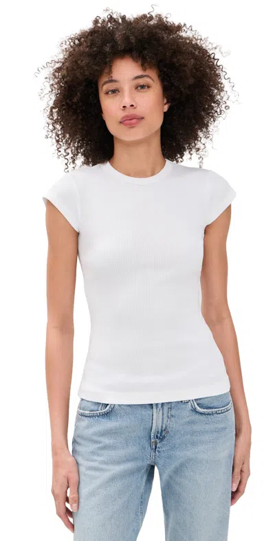 Agolde Edison Tee White