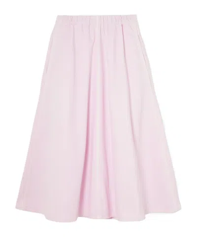 Agolde + Maria Mcmanus Organic Denim Midi Skirt In Multi