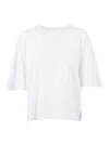 Agolde Ellery Cinched Back Tee In White