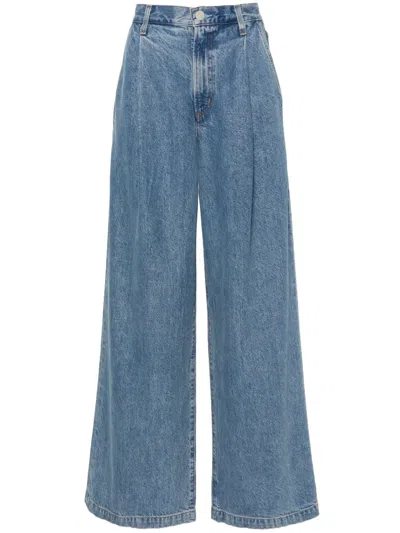 Agolde Wide Leg Nolan Jeans For Men In Blue