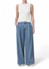 Agolde Five Pocket Denim Trousers In Multi