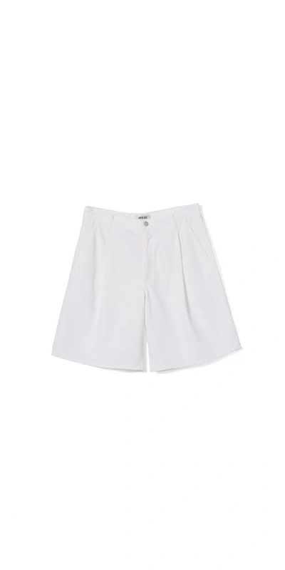 Agolde Ellis Trouser Short Milkshake In White