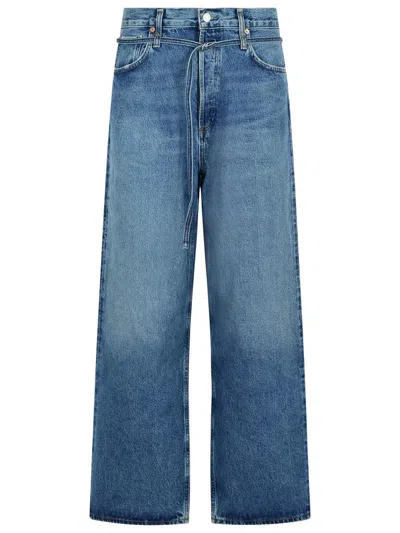 Agolde 'emmi' Blue Denim Jeans
