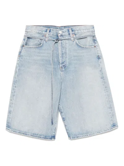 Agolde Emmi Shorts In Blue