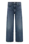 Agolde Enroll Cropped Jeans In Blue