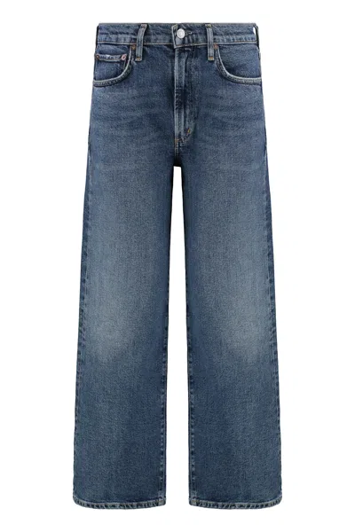 AGOLDE ENROLL CROPPED JEANS