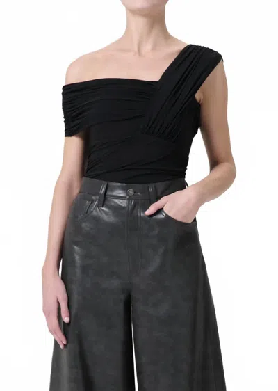 Agolde Etienne Bodysuit In Black